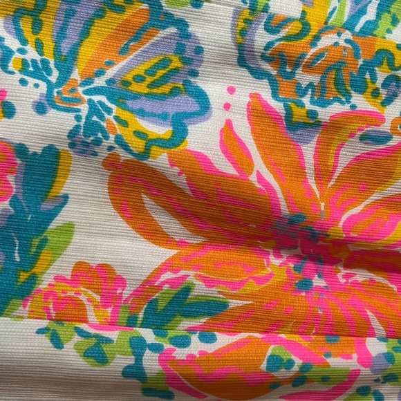 Lilly Pulitzer Kennedy Shift Resort White Casa Marina Halter Dress Size 4 - Picture 2 of 14